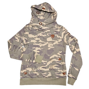 Wanakome Women's Sweater Camo Print Size Small